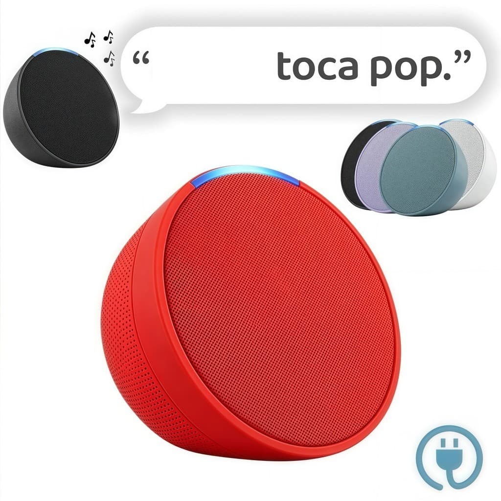 Amazon Echo Pop Assistente Virtual Smart Speaker Original