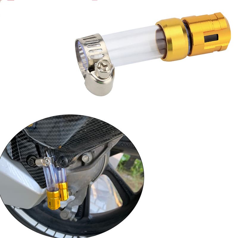 Filtro De Ar CNC Para Motocicleta , Mangueira De Drenagem , Captura De Óleo , Reservatório De Respiro , Garrafa De Trans