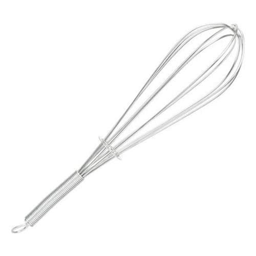 Batedor De Ovos Inox 25cm Fue, Bate Clara De Ovos Bolo Inox