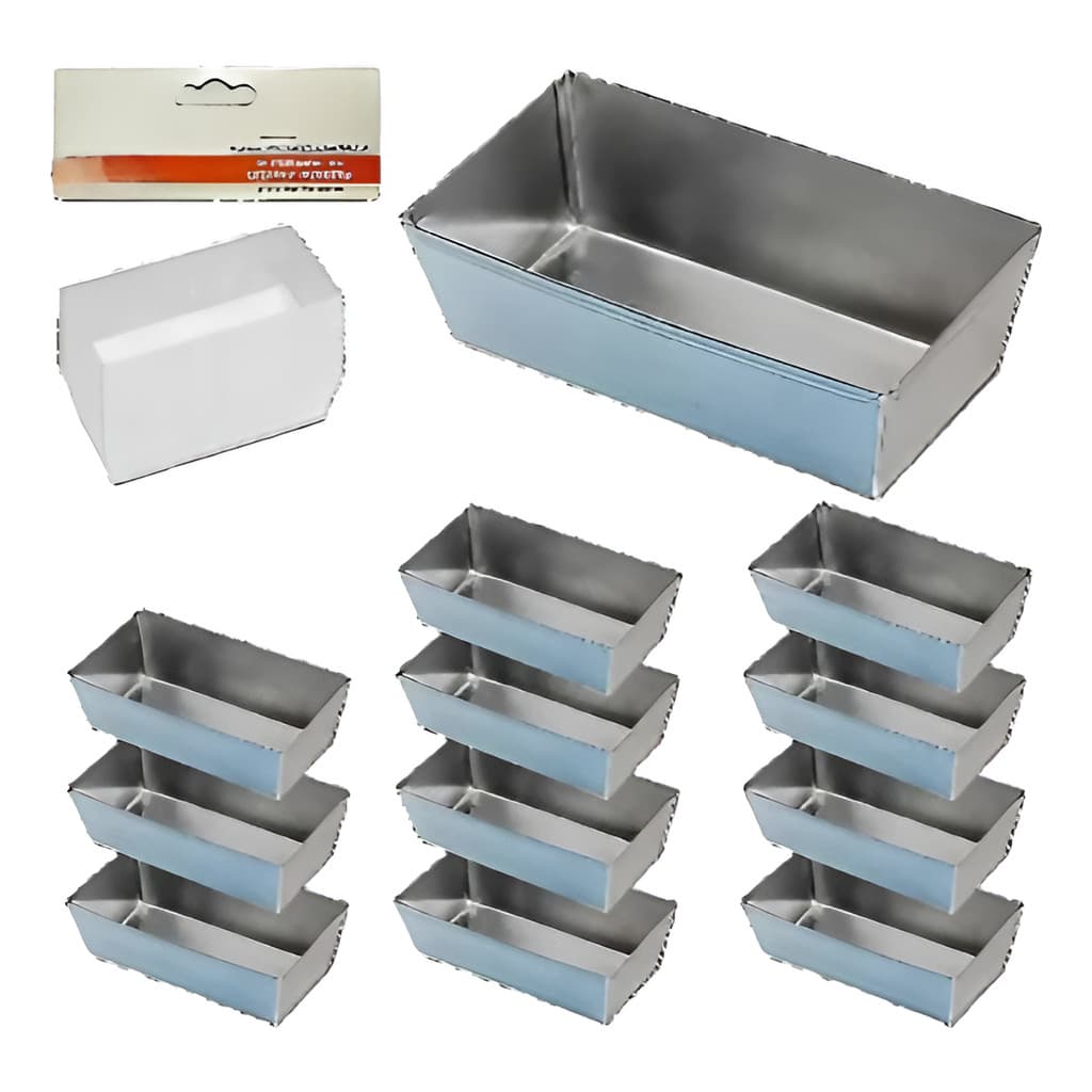 Forma Marília Colombinho Mini Bolos Brownie Flandres Cinza Kit 12 Forno