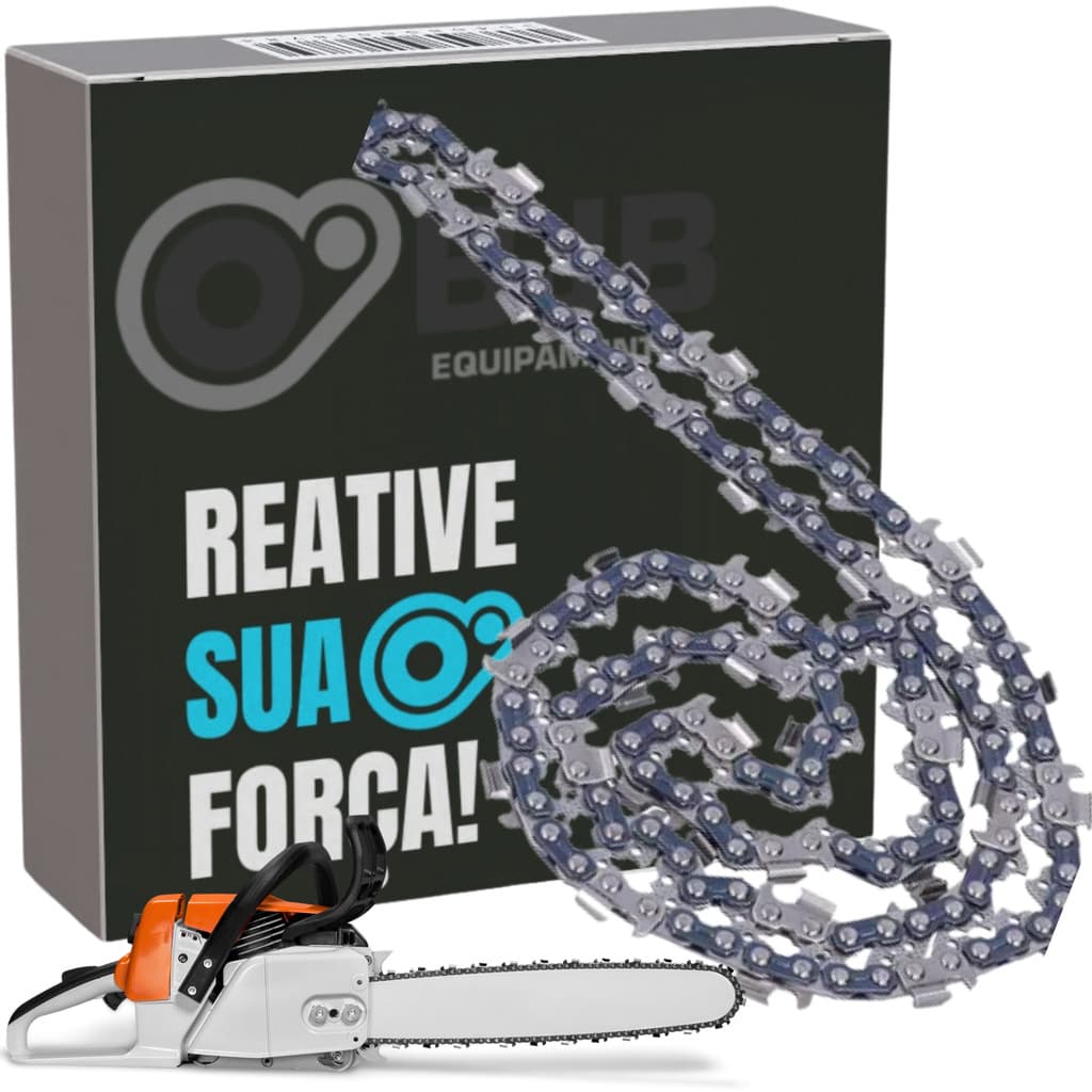 Corrente Motosserra 25 Dentes 1.1mm Compativel com Sthil  Ms 170 180 sabre 14 polegadas