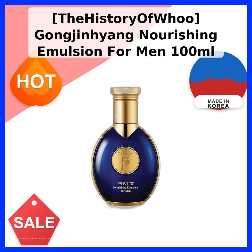 [TheHistoryOfWhoo] Emulsão Nutritiva Gongjinhyang Para Homens 100ml/Coreana Por Giant King