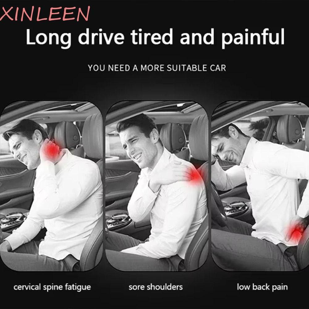 Almofada De Pescoço De Carro XINLEEN , Encosto De Cabeça Respirável Macio Antifadiga , Ergonômica Ajustável Para Descans
