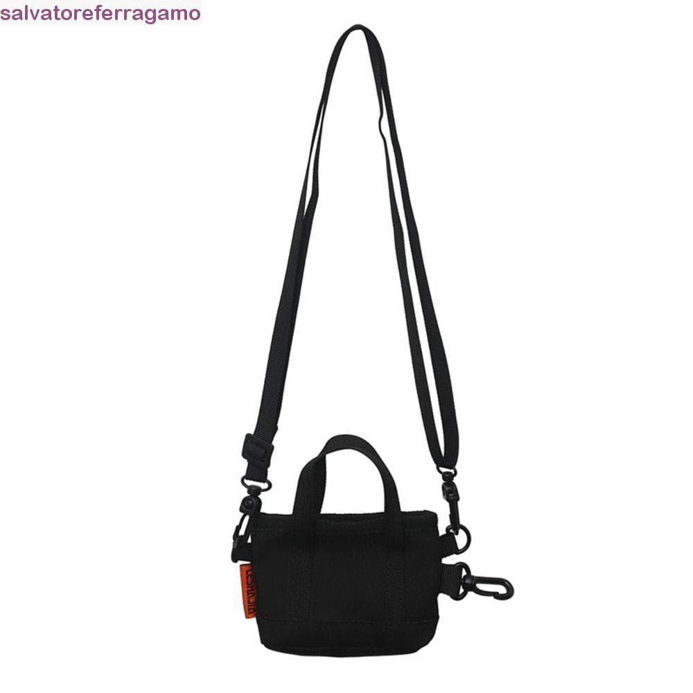 SALVATOREFERRAGAMO Pingente De Bolsa De Moedas De Nylon , Porta-Cartões , Chaveiro , Carteira Masculina , Organizador De