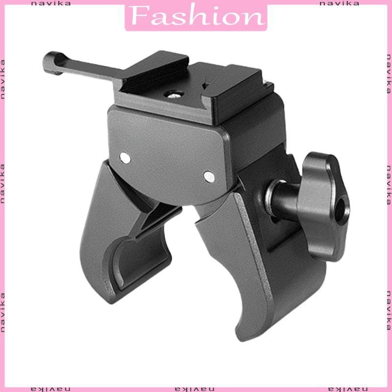 Braçadeira Montagem V Confiável Mandíbulas Ajustáveis Suporte Alumínio Para Equipamento Vídeo