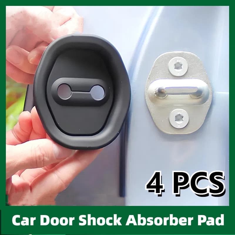 Conjunto de 4 peças de almofadas amortecedoras para portas de carro, almofadas amortecedoras de silicone espessas, antic