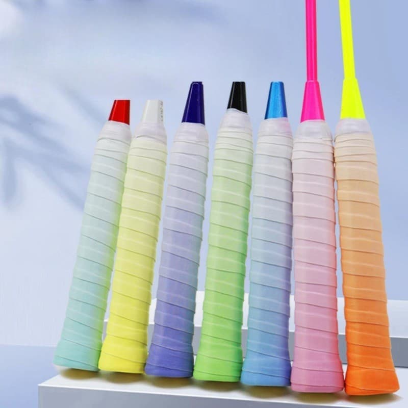 2026 Fitas Gradientes Para Aderência De Raquete De Badminton , Não Perfuradas , Antiderrapantes , Absorventes De Suor , 