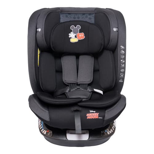 Cadeira Para Auto Styll Baby 360° Com Isofix 0 À 36kg Disney Mickey Preto
