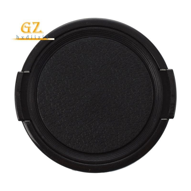 [gzhxdiizi1] Clipe De Pressão Lateral De Plástico Para Câmera Na Tampa Da Lente Frontal Capa Protetora Preta 49 Mm