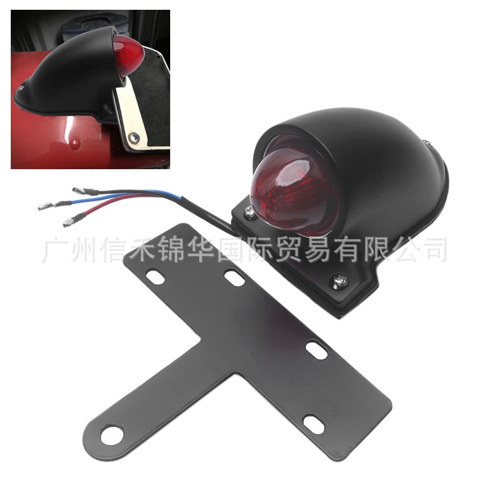 Acessórios para motocicleta Harley modificado LED luz de freio Cruise Prince carro modificado retrô sinal de luz traseir