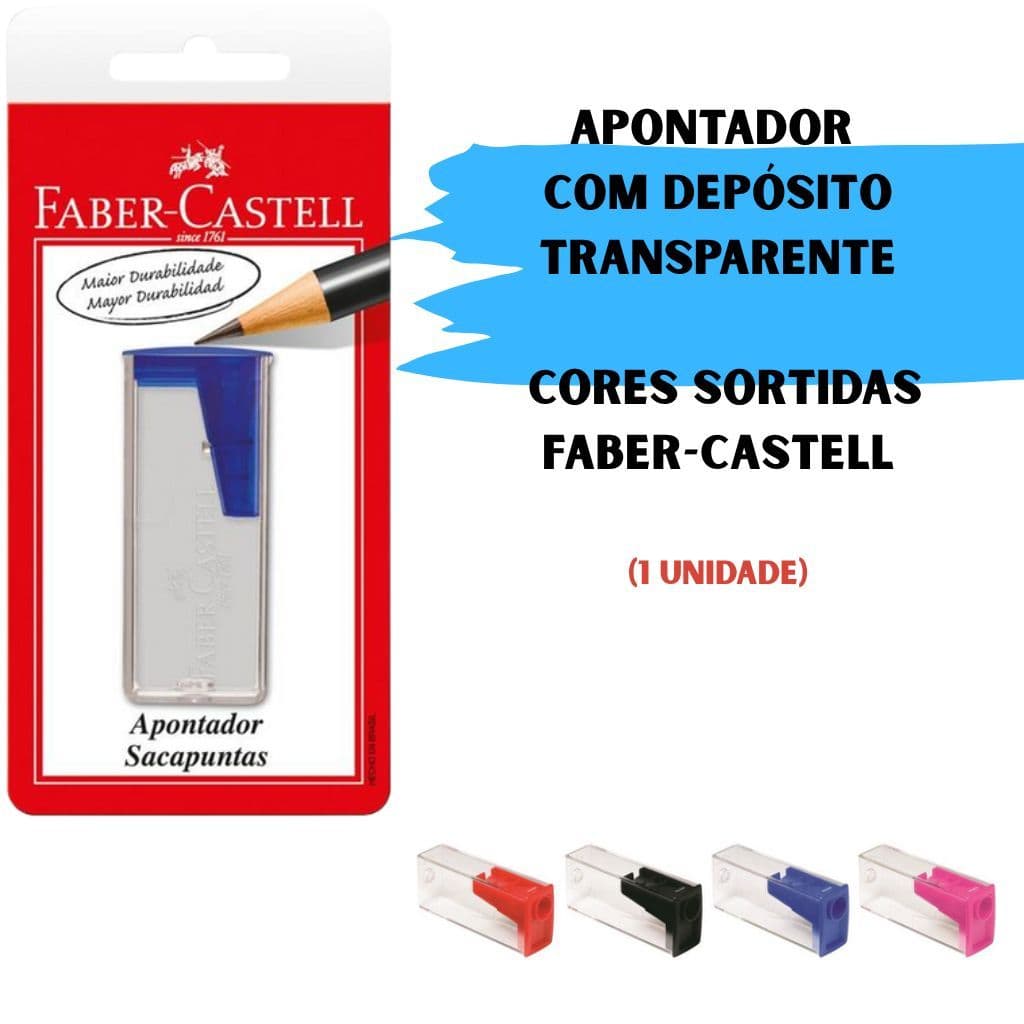 Apontador Faber-Castell Original - Com Deposito