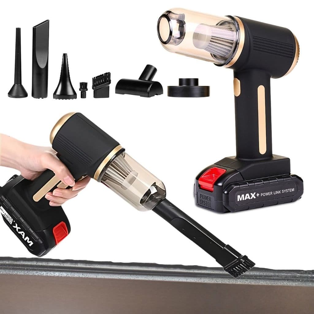 Aspirador Portátil 7 em 1  Soprador com Múltiplas Funções Carro Casa Computador