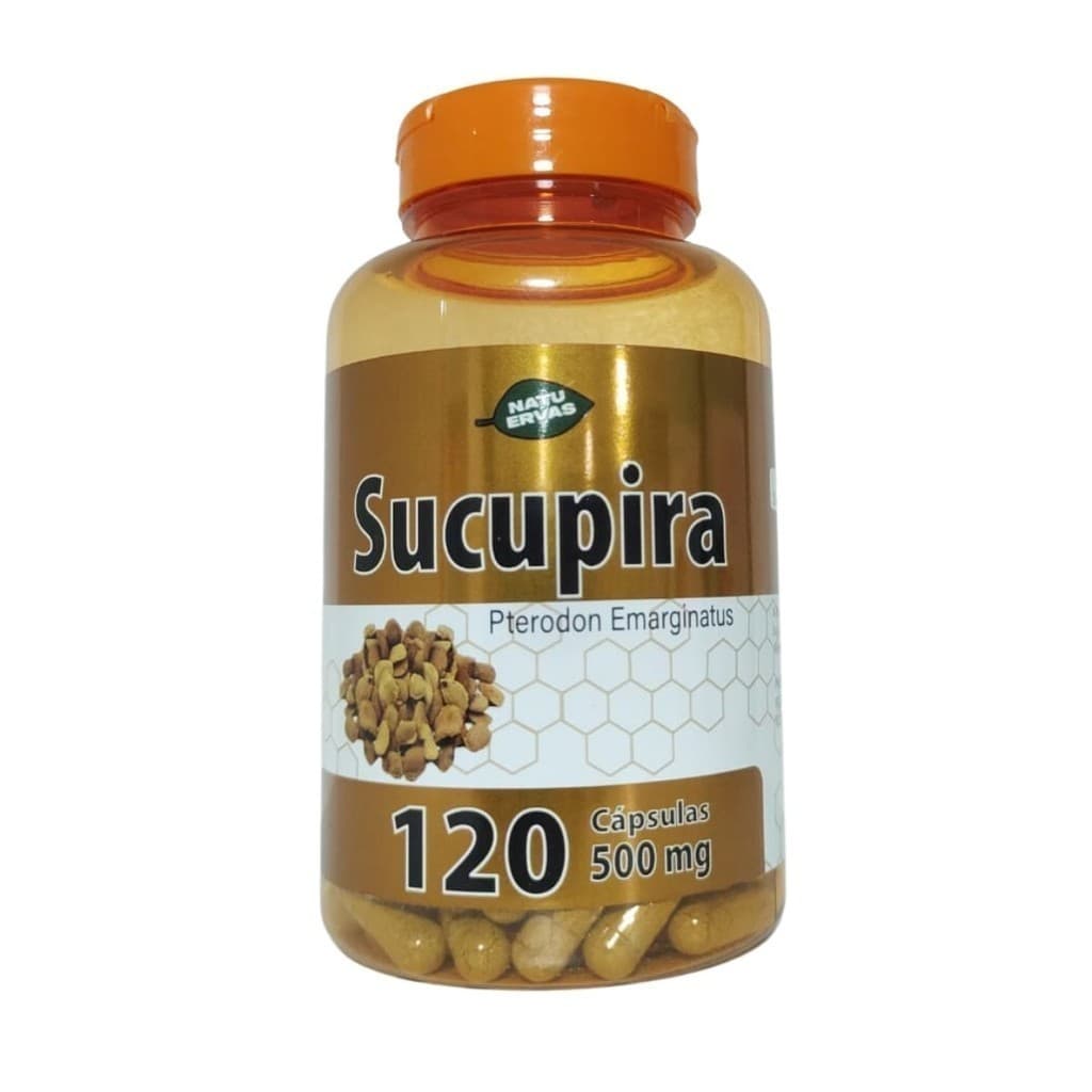 sucupira 100% natural 120 capsulas de 500 mg