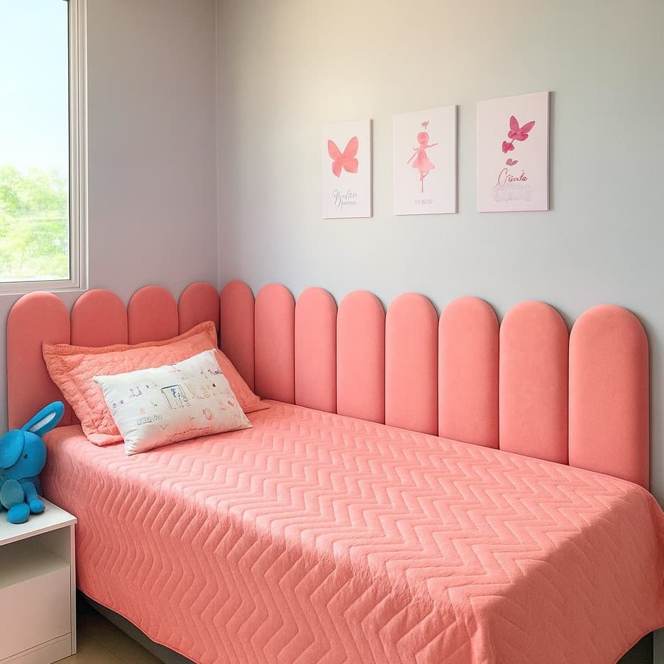 Kit  Cabeceiras Nuvem Decoração Estofada  Cama Casal Queen King Solteiro - Envio Imediato