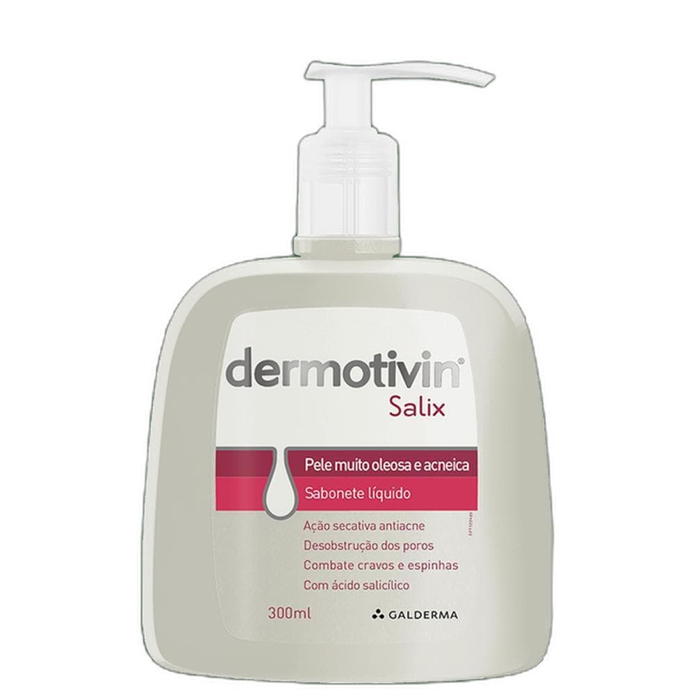 Dermotivin Salix - Sabonete Líquido Facial 300ml