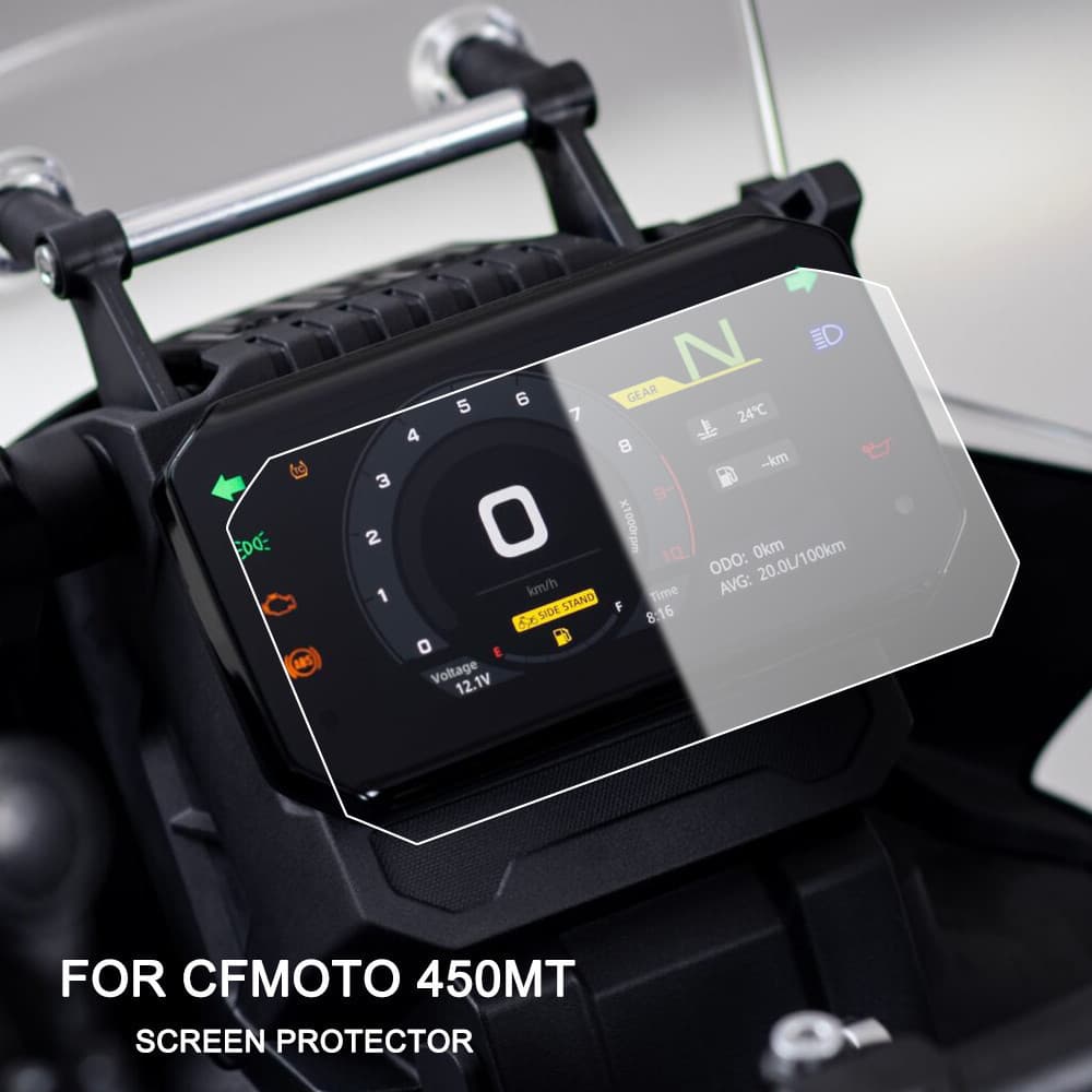 Para CFMOTO 450mt 450 MT 450mt 2024 Novos Acessórios Da Motocicleta Scratch Cluster Tela Painel De Proteção Instrumento 