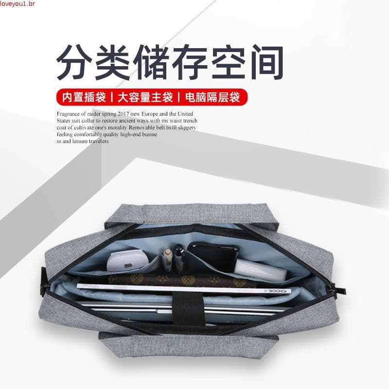Bolsa para Laptop portátil masculina feminina 15.6/16.1 polegadas Apple Dell Asus pasta de ombro empresarial