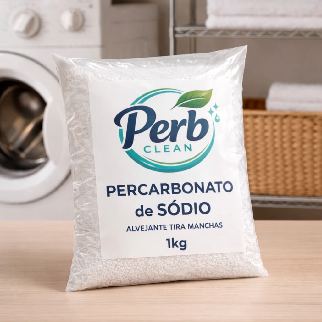 Percarbonato de Sódio 100% Puro Limpeza Em Geral Tira Manchas Roupas Brancas 500g/1kg /2kg