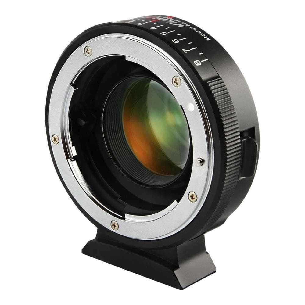 100 % Novo Adaptador De Montagem Manual Viltrox NF-M43X 0.71x Para Lente Da Série G & D Usado Em Câmera Sem Espelho M4/3