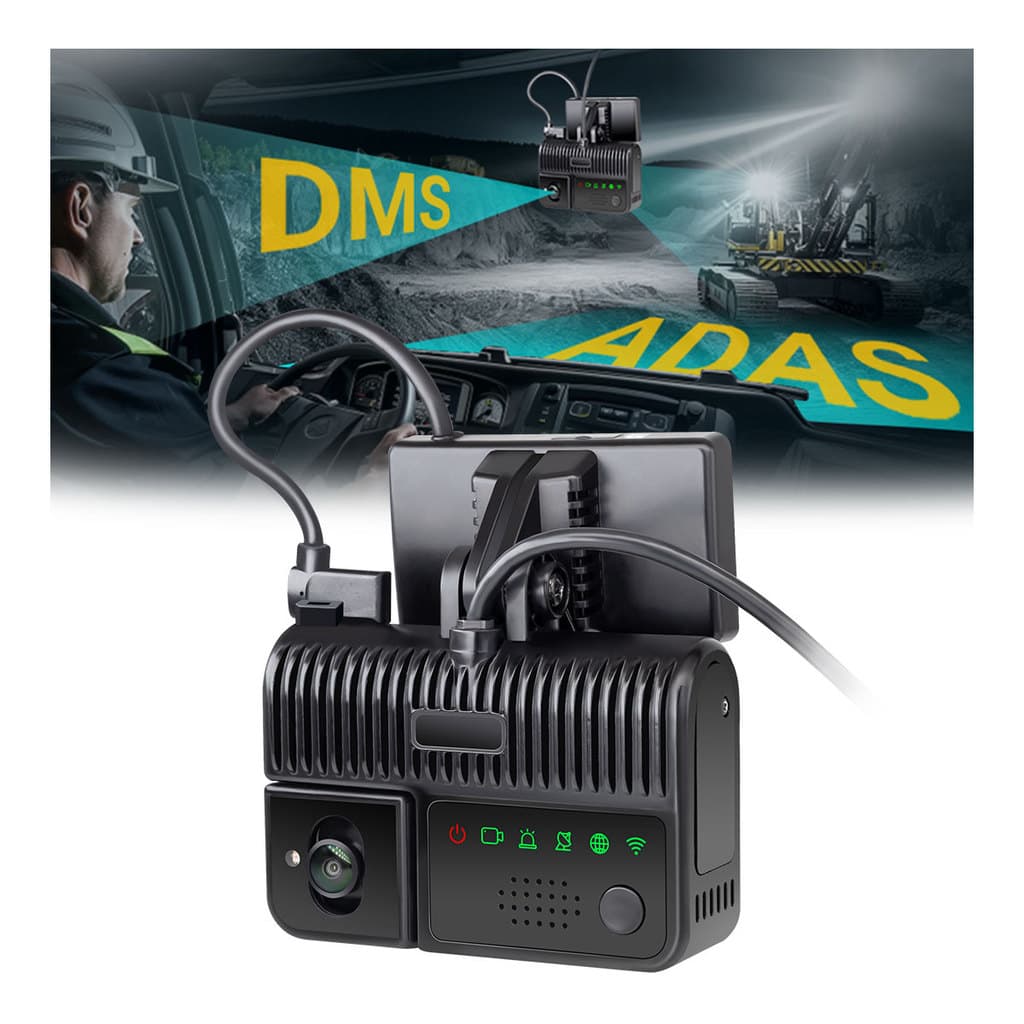 100 % Novo STONKAM Inteligente DMS & ADAS AI 4G Dash Camera Com GPS 2K Câmera De Visão Frontal Para Caminhão