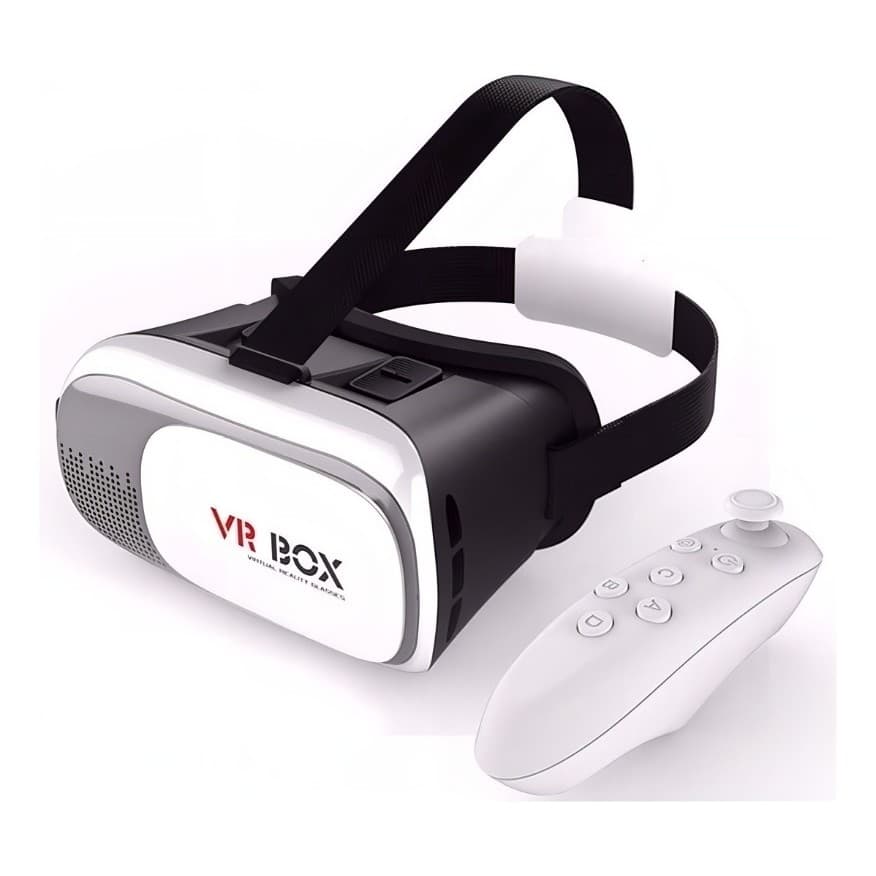 Óculos de Realidade Virtual VR Box 3D com Controle Bluetooth Celular