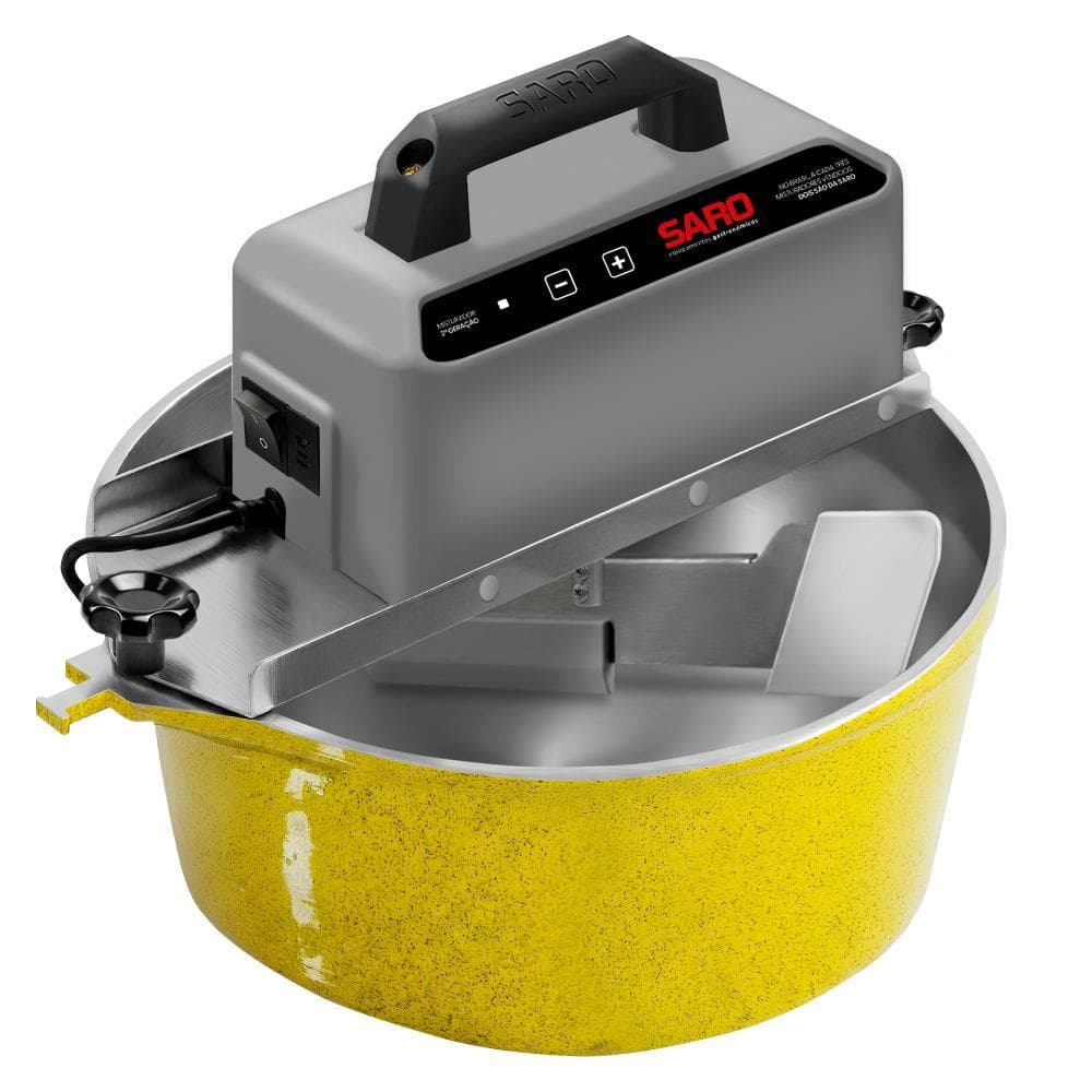 Panela Misturadora Automática para Doces e Massas SARO G3 10 Litros Amarelo Bivolt
