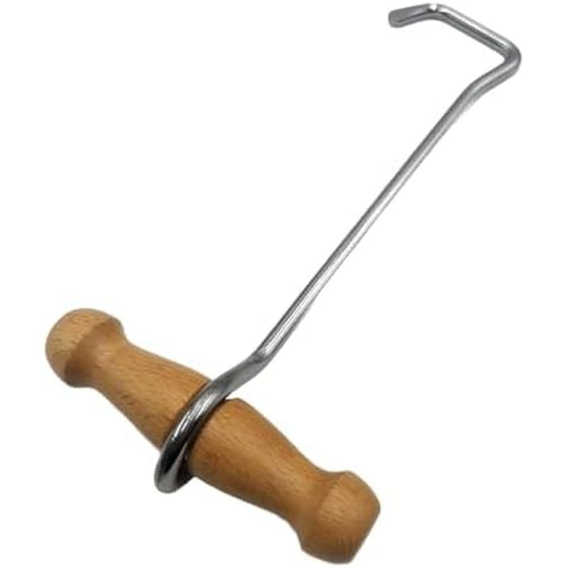 Ganchos Para Botas Cowboy-De Com Cabo De Madeira , Ajudante De Aderência Confortável Antiderrapante Homens , Mulheres , 