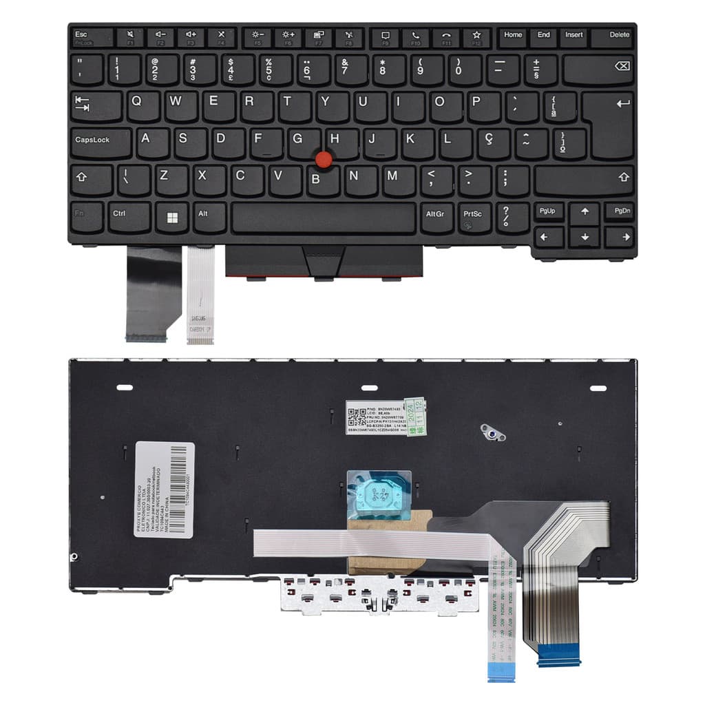 Teclado para Notebook Lenovo Thinkpad 20X2006BBO