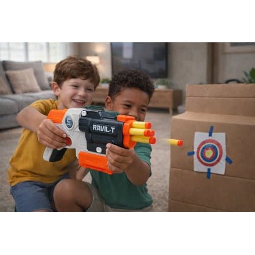 Lanca Dardos Infantil Refil Alvo Brinquedo Diversao Competicao Resistencia