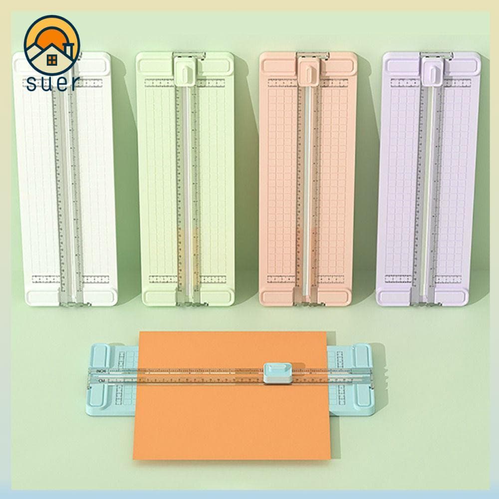 Aparador De Papel SUEBR , Cortador Bidirecional 4 Em 1 , Com Régua Extraível , Corte A4