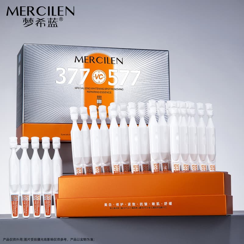 Men Mengxi Blue 377 + 577 Especializado em Clareamento Essência Reparadora de Sardas Hidratante Hidratante Calmante Essê