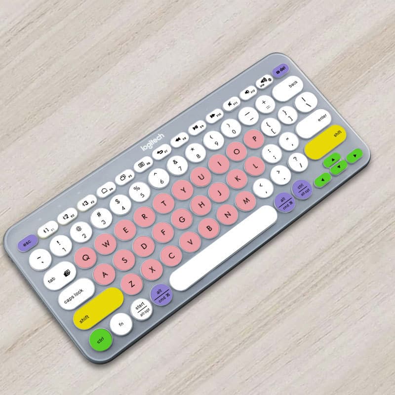 Adequado para logitech logitech k380 filme de teclado Original cobertura completa mudo Silicone dedicado teclado películ
