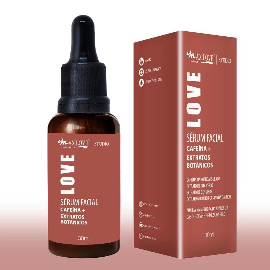 Sérum Facial Para Olheiras e Bolsas Olhos - Firmeza da Pele - Maxlove