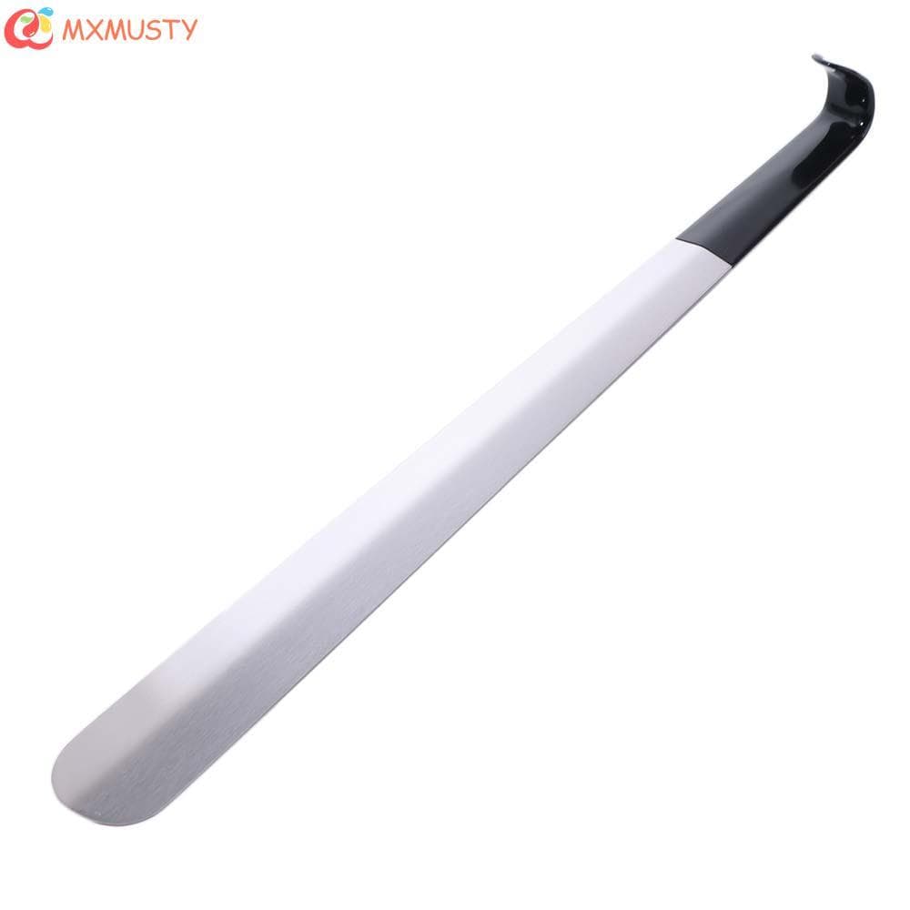 Buzina De Sapato Longa MXMUSTYZA , Alça , Fácil De Levar , Ajudante , Colher Levantadora De Sapatos De Aço Inoxidável De