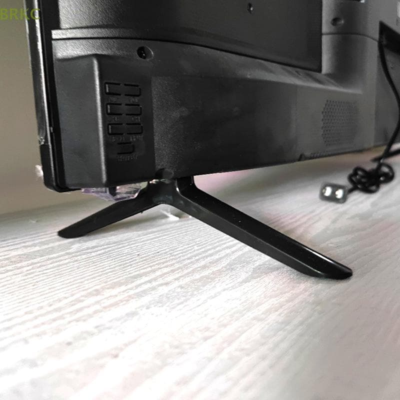 BRKC 1 Par Base De Televisão Mesa Suporte Pernas Pedestal Substituição Montagem Perna Plástico Pés Universal Pé
