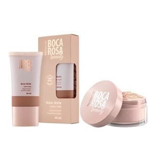 KIT  Base Boca Rosa + Pó Solto Mármore