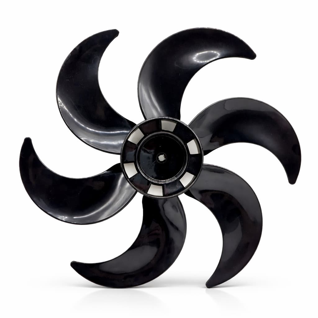 Hélice Ventilador Ventisol 50cm Turbo Steel 6 Pás Preta