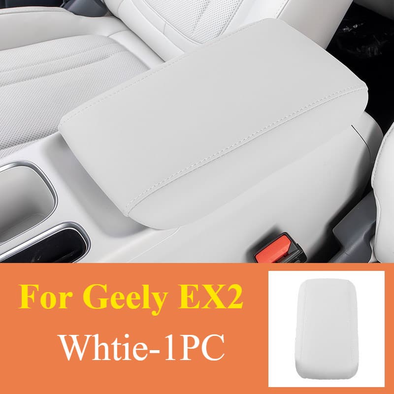 Capa De Couro Para Console Central , Geely EX2 Geome Xingyuan , Caixa De Apoio De Braço , Design Deslizante
