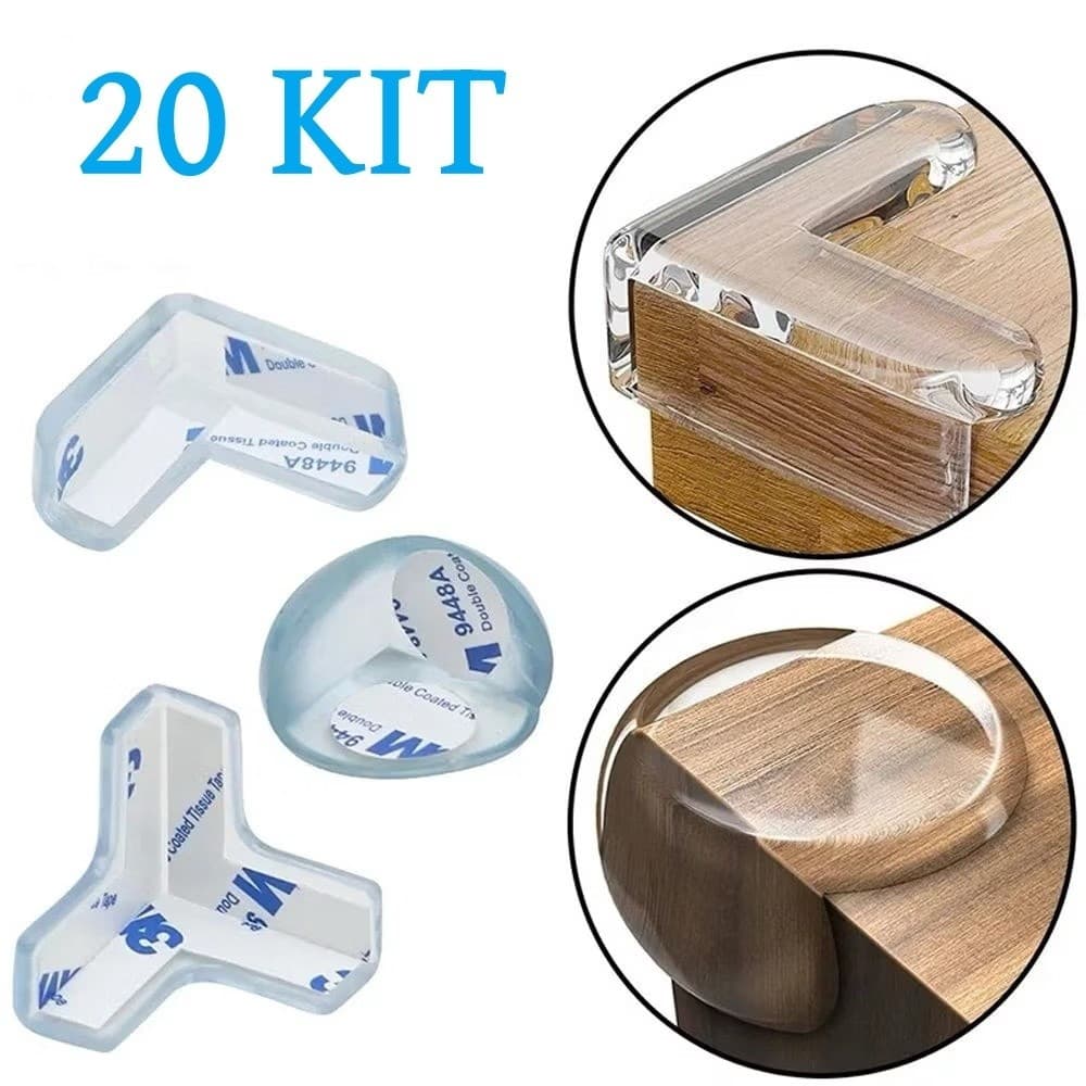 20 Protetor De Silicone De Mesa Quina Protetor Para Móveis Quarto Cozinha Casa