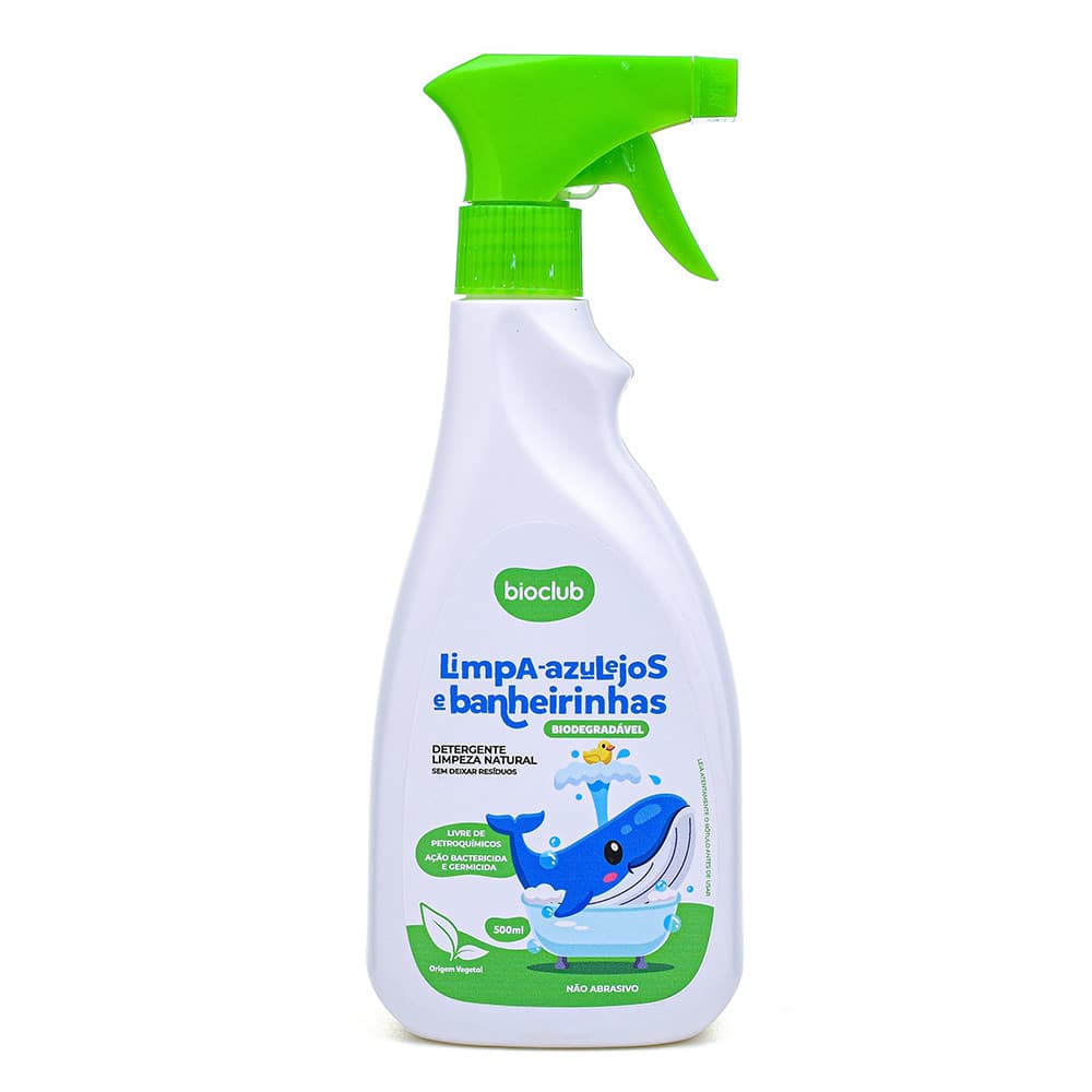 Limpa Azulejos e Banheiras Natural e Biodegradável 500ml - Bioclub