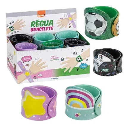 RÉGUA SILICONE BRACELETE 20CM - FUNNY BRW