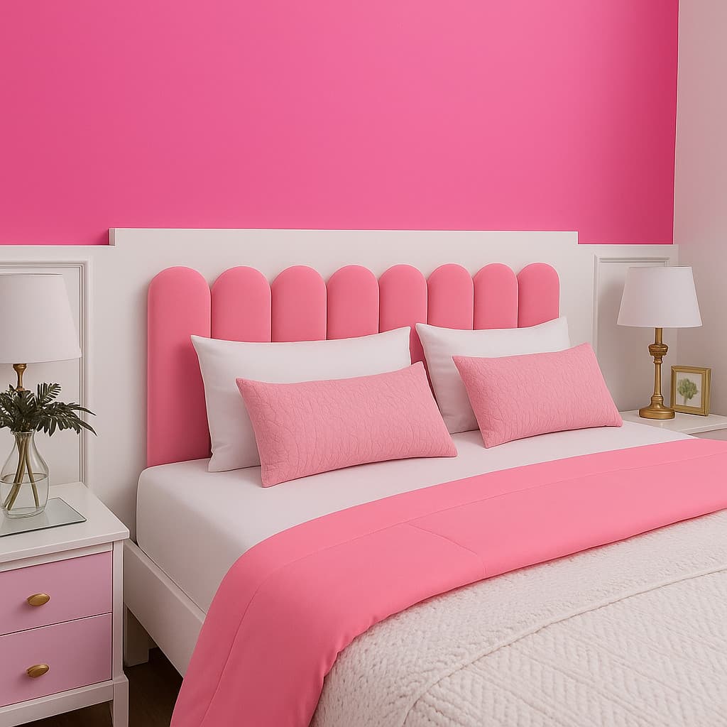 Kit Até 20 Cabeceiras Nuvem 45x20cm Estofada Modulada Decoração Para Quarto - Envio Imediato