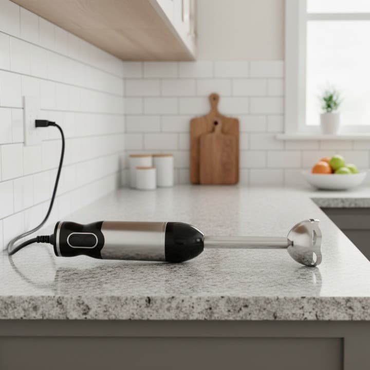 Mixer de Mão Turbo 800W Inox Bivolt 2 Velocidades Triturador Misturador e Processador de Alimentos Maisclick 