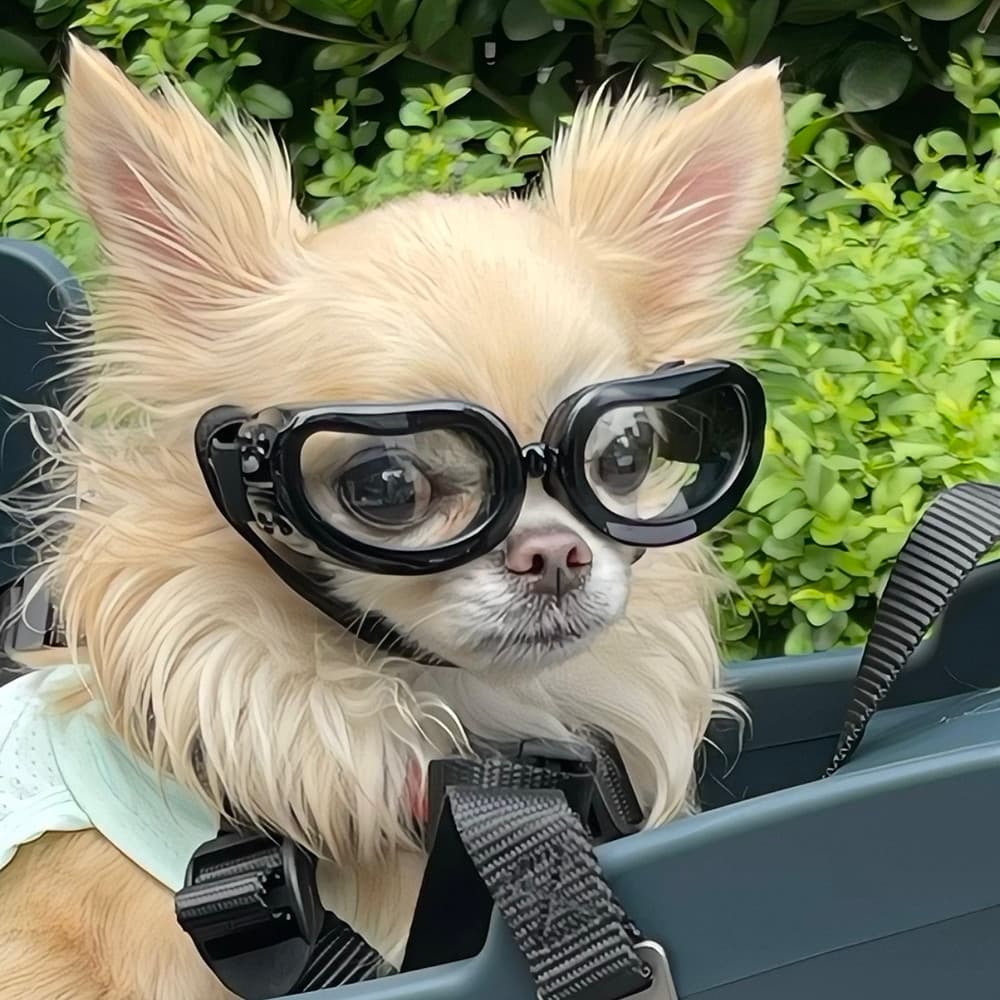 Retro Filhote De Cachorro Cão Piloto Óculos Para Cães Pequenos Ciclismo Pet De Sol mascotas Acessórios