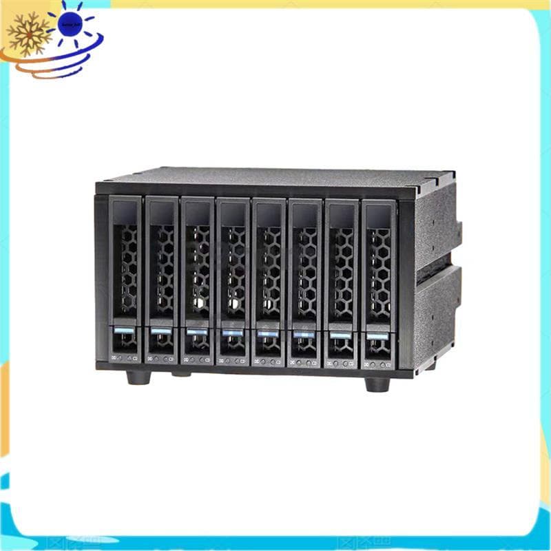 [Le's Shop] Gaiola De Disco Rígido Com 8 Carretéis Módulo Hot Swappable Backplane Chassis Rack 2.5 Polegadas U . Bandeja