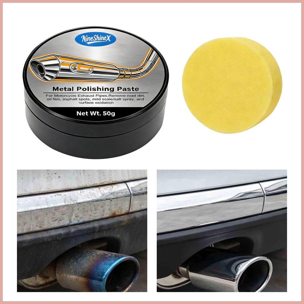 Limpador De Tubo De Escape Multiuso , Creme De Polimento De Metal Cromado , Removedor De Ferrugem Para Veículos Automoti