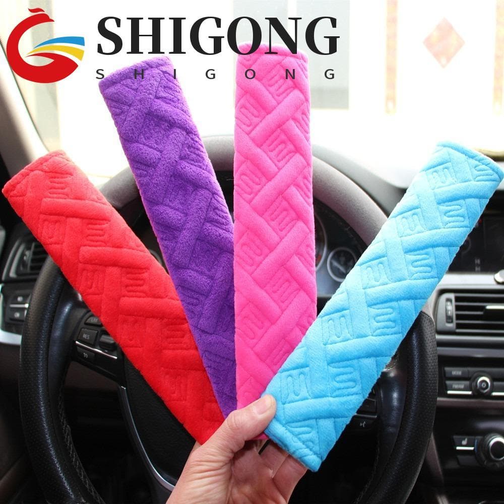 SHIGONG Capa De Cinto De Segurança De Carro , Almofada De Ombro Ajustável Universal Para , Protetor Ornamento