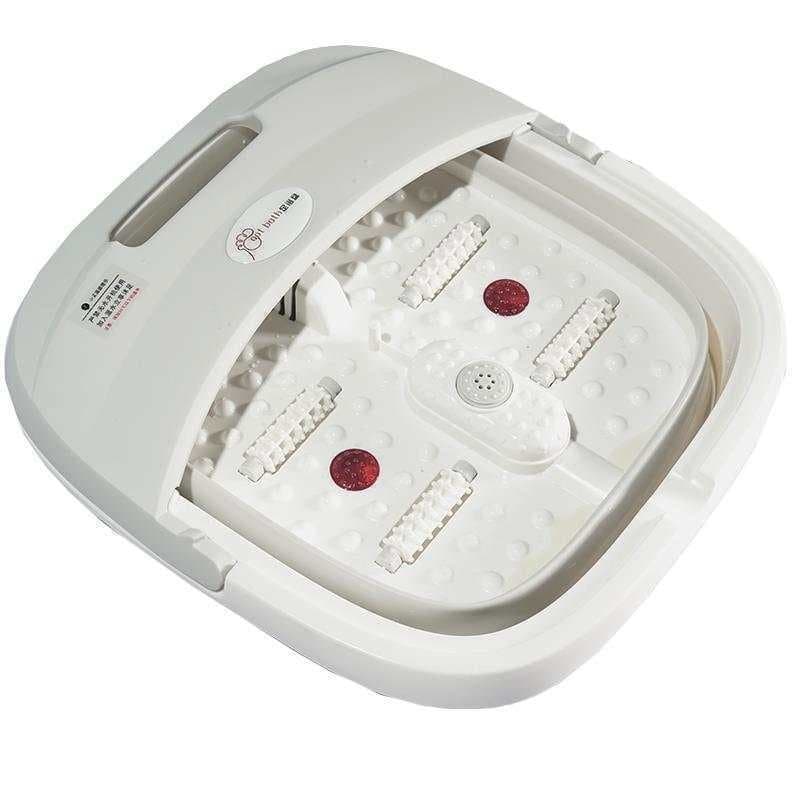 Banheira dobrável para pés, banheira de imersão para pés com massagem e aquecimento totalmente automáticos, bacia para l