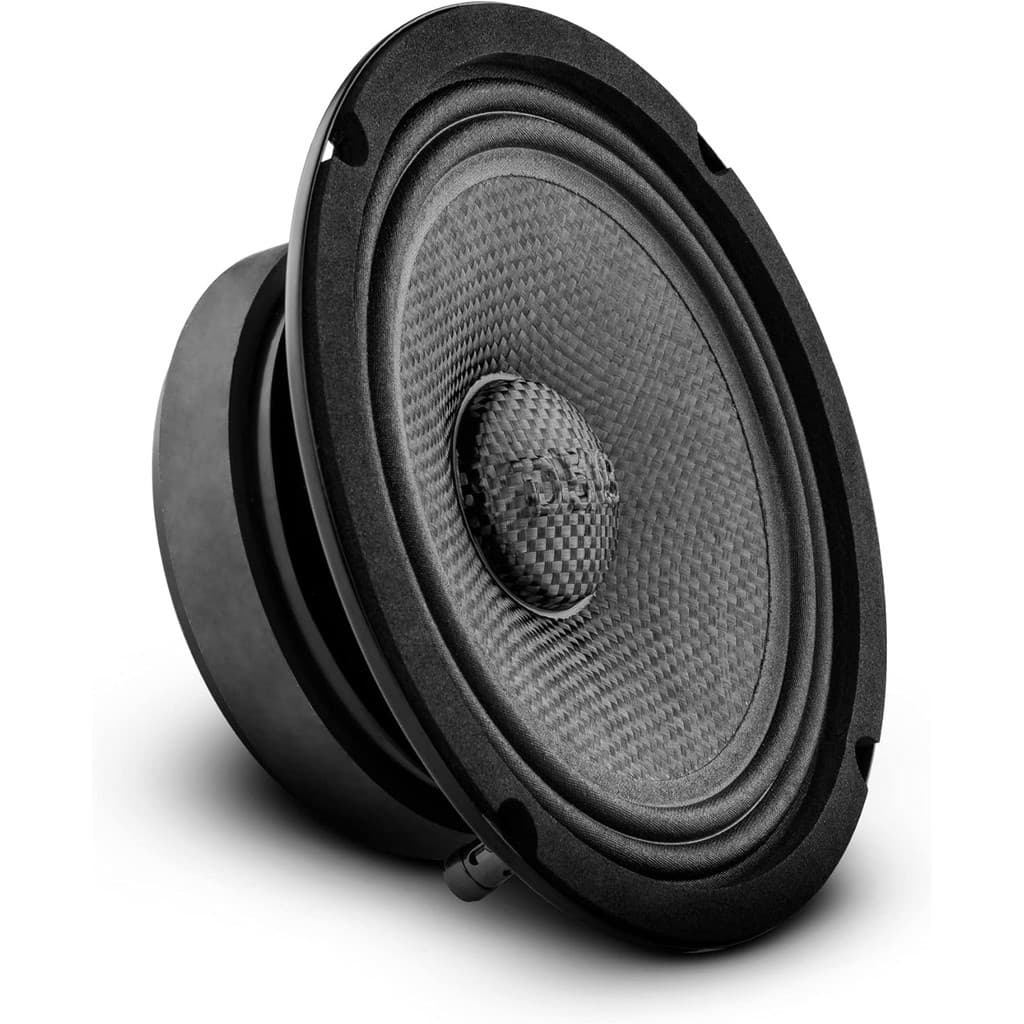 DS18 PRO-CF6.4SL Alto-Falante Fino De 6.5 " 500 Watts RMS Potência Máxima 4 Ohms Cone De Fibra De Carbono Médio-Baixo Re