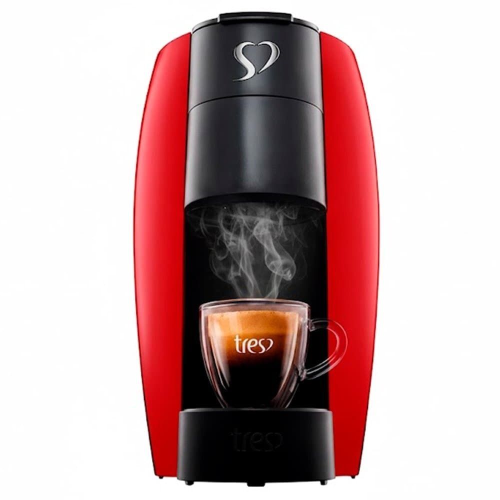 Cafeteira Expresso Tres Corações LOV Vermelho